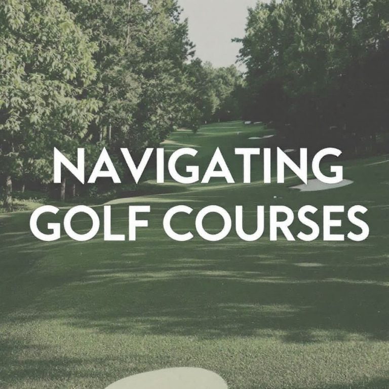 Make an image for my blog post titled Navigating Golf Courses: A Simple Guide
