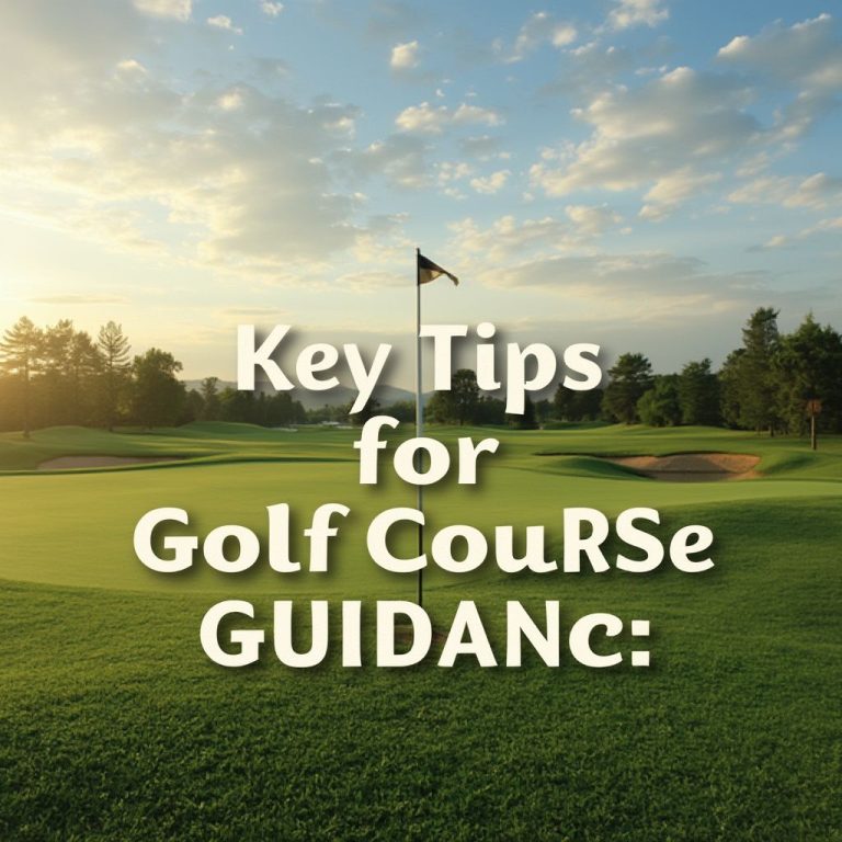 What Are Key Tips for Golf Course Guidance?